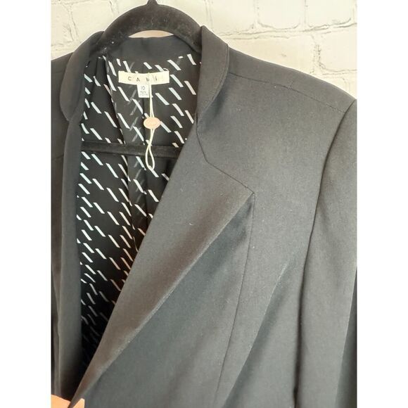 CABI black classic jacket blazer size 10 NWT - Picture 7 of 12